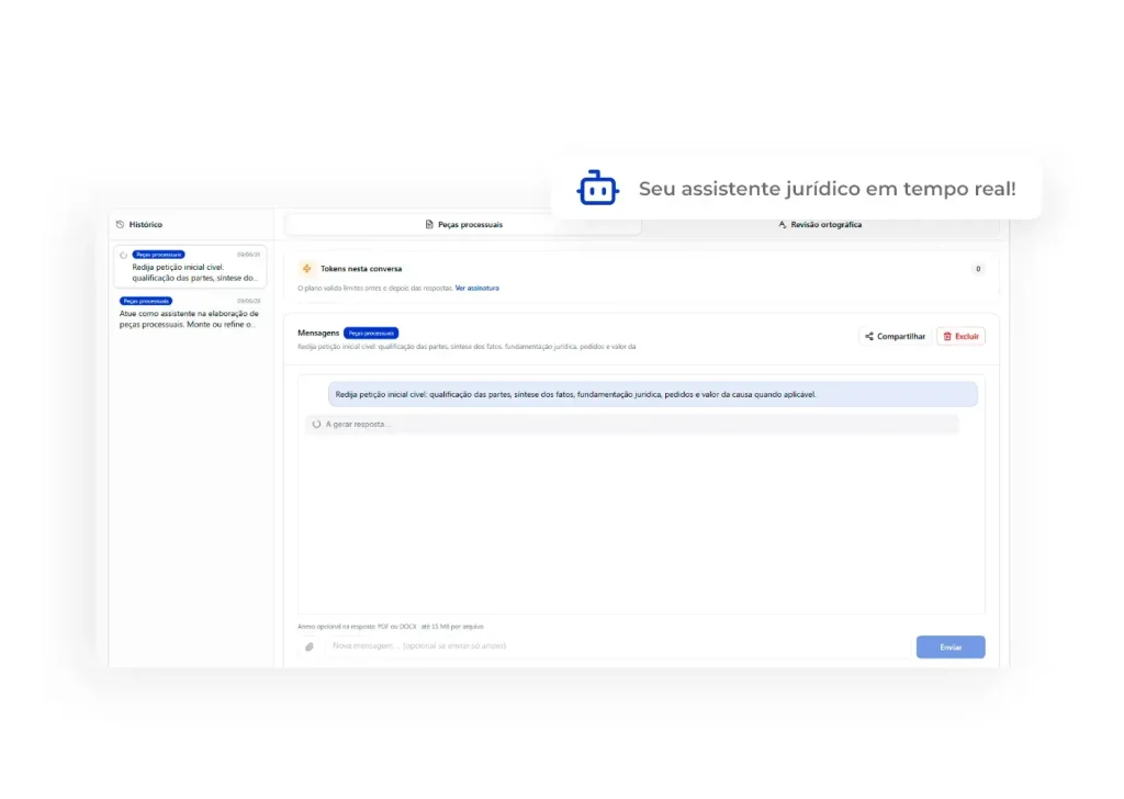Sistema para Advocacia com Inteligência Artificial